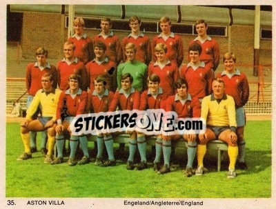 Cromo Aston Villa - International Football Teams 1969-1970 - Monty Gum