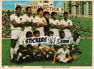 Sticker Boca Juniors - International Football Teams 1969-1970 - Monty Gum