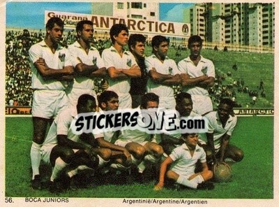 Sticker Boca Juniors - International Football Teams 1969-1970 n. 56 - Monty Gum