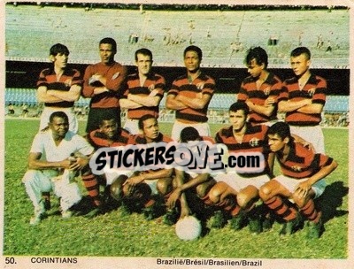Cromo Corinthians - International Football Teams 1969-1970 - Monty Gum