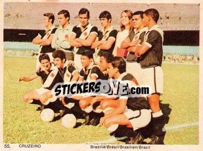 Sticker Cruzario - International Football Teams 1969-1970 - Monty Gum