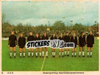Sticker DOS - International Football Teams 1969-1970 - Monty Gum
