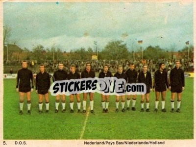 Sticker DOS - International Football Teams 1969-1970 n. 5 - Monty Gum