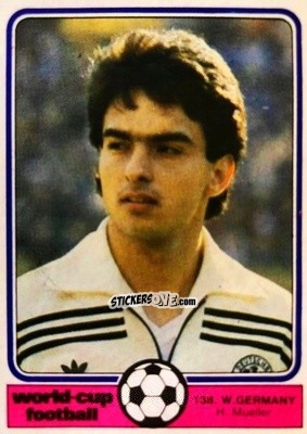 Cromo H. Mueller - World Cup Football 1982 n. 138 - Monty Gum