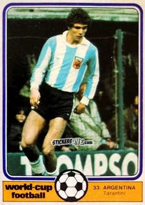 Sticker Tarantini - World Cup Football 1982 n. 33 - Monty Gum