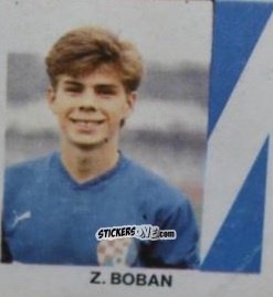Cromo Zvonimir Boban - Jež Fudbaleri i Timovi 1986-1987 n. 100B - NIŠRO
