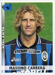 Sticker Massimo Carrera - Calciatori 2000-2001 n. 7 - Panini