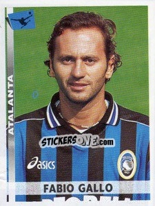 Figurina Fabio Gallo - Calciatori 2000-2001 - Panini
