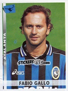 Figurina Fabio Gallo - Calciatori 2000-2001 n. 17 - Panini