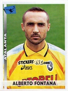 Sticker Alberto Fontana - Calciatori 2000-2001 - Panini