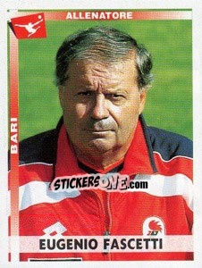 Figurina Eugenio Fascetti (Allenatore) - Calciatori 2000-2001 - Panini