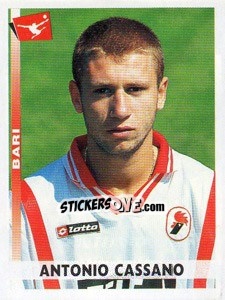 Sticker Antonio Cassano - Calciatori 2000-2001 n. 44 - Panini