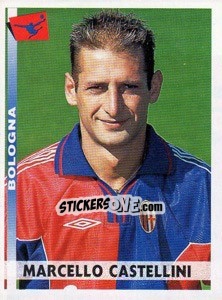 Sticker Marcello Castellini - Calciatori 2000-2001 n. 55 - Panini