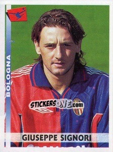 Sticker Giuseppe Signori - Calciatori 2000-2001 n. 71 - Panini