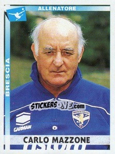 Cromo Carlo Mazzone (Allenatore) - Calciatori 2000-2001 - Panini