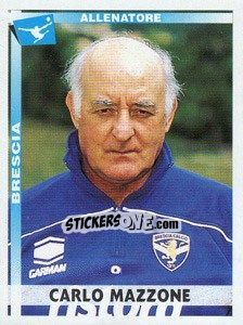 Figurina Carlo Mazzone (Allenatore) - Calciatori 2000-2001 - Panini