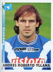 Figurina Andres Roberto Yllana - Calciatori 2000-2001 - Panini