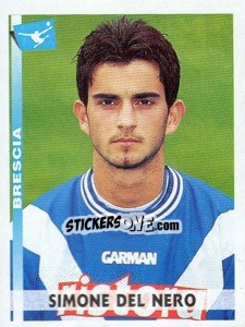 Sticker Simone del Nero - Calciatori 2000-2001 n. 91 - Panini