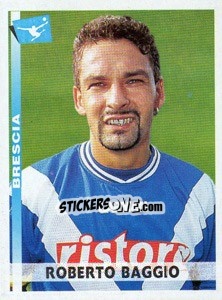 Sticker Roberto Baggio - Calciatori 2000-2001 n. 92 - Panini