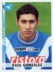 Sticker Raul Gonzalez - Calciatori 2000-2001 n. 94 - Panini