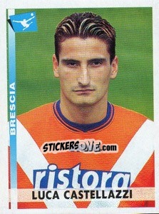 Sticker Luca Castellazzi - Calciatori 2000-2001 n. 96 - Panini