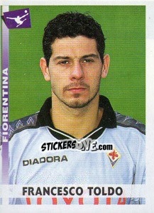 Sticker Francesco Toldo - Calciatori 2000-2001 n. 101 - Panini