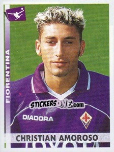Sticker Christian Amoroso - Calciatori 2000-2001 - Panini