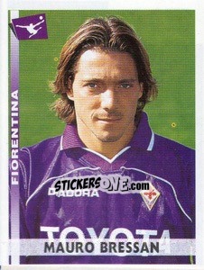 Sticker Mauro Bressan - Calciatori 2000-2001 n. 115 - Panini