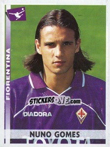 Sticker Nuno Gomes - Calciatori 2000-2001 n. 117 - Panini