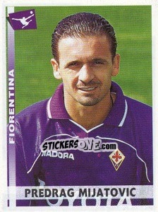Sticker Predrag Mijatovic - Calciatori 2000-2001 - Panini