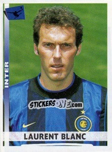 Sticker Laurent Blanc - Calciatori 2000-2001 n. 126 - Panini