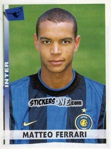 Sticker Matteo Ferrari - Calciatori 2000-2001 n. 129 - Panini