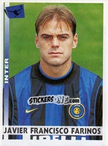 Sticker Javier Francisco Farinos - Calciatori 2000-2001 n. 135 - Panini