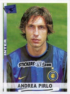 Sticker Andrea Pirlo - Calciatori 2000-2001 n. 138 - Panini