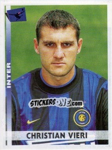 Sticker Christian Vieri - Calciatori 2000-2001 n. 141 - Panini