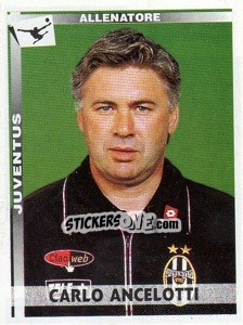 Sticker Carlo Ancelotti (Allenatore) - Calciatori 2000-2001 - Panini