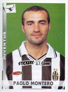 Sticker Paolo Montero - Calciatori 2000-2001 n. 153 - Panini