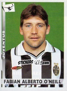 Sticker Fabian Alberto O'Neill - Calciatori 2000-2001 n. 157 - Panini