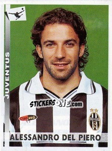 Sticker Alessandro del Piero - Calciatori 2000-2001 n. 164 - Panini