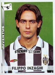 Sticker Filippo Inzaghi - Calciatori 2000-2001 - Panini