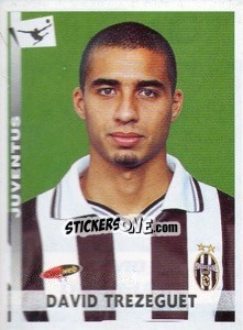 Sticker David Trezeguet - Calciatori 2000-2001 n. 167 - Panini