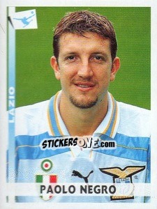 Sticker Paolo Negro - Calciatori 2000-2001 - Panini