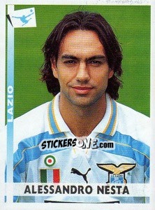 Sticker Alessandro Nesta - Calciatori 2000-2001 n. 178 - Panini