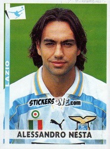 Figurina Alessandro Nesta - Calciatori 2000-2001 - Panini