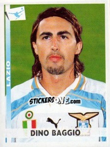 Sticker Dino Baggio - Calciatori 2000-2001 n. 181 - Panini