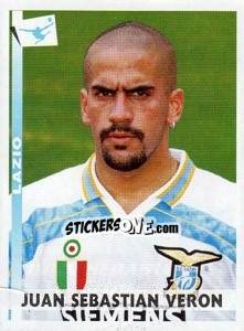 Figurina Juan Sebastian Veron - Calciatori 2000-2001 - Panini