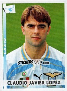 Sticker Claudio Javier Lopez - Calciatori 2000-2001 n. 188 - Panini