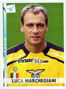 Sticker Luca Marchegiani - Calciatori 2000-2001 n. 192 - Panini