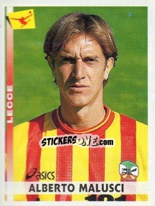 Figurina Alberto Malusci - Calciatori 2000-2001 - Panini