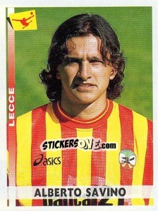 Sticker Alberto Savino - Calciatori 2000-2001 n. 203 - Panini